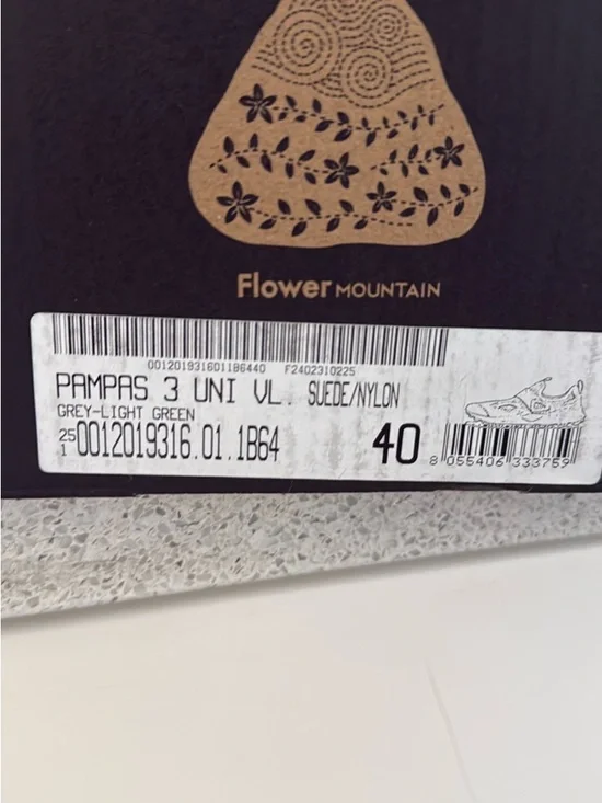 Flower Mountain Pastel Multi-Color Sneakers - Purple, Mint & Orange size 40 - Picture 14 of 16